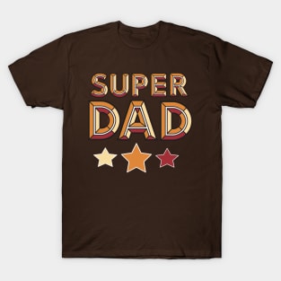 Golden Super Dad T-Shirt